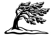 Windblown Tree Silhouette, an Object Graphic by Gfx_Store (Thumbnail 15 of 16)
