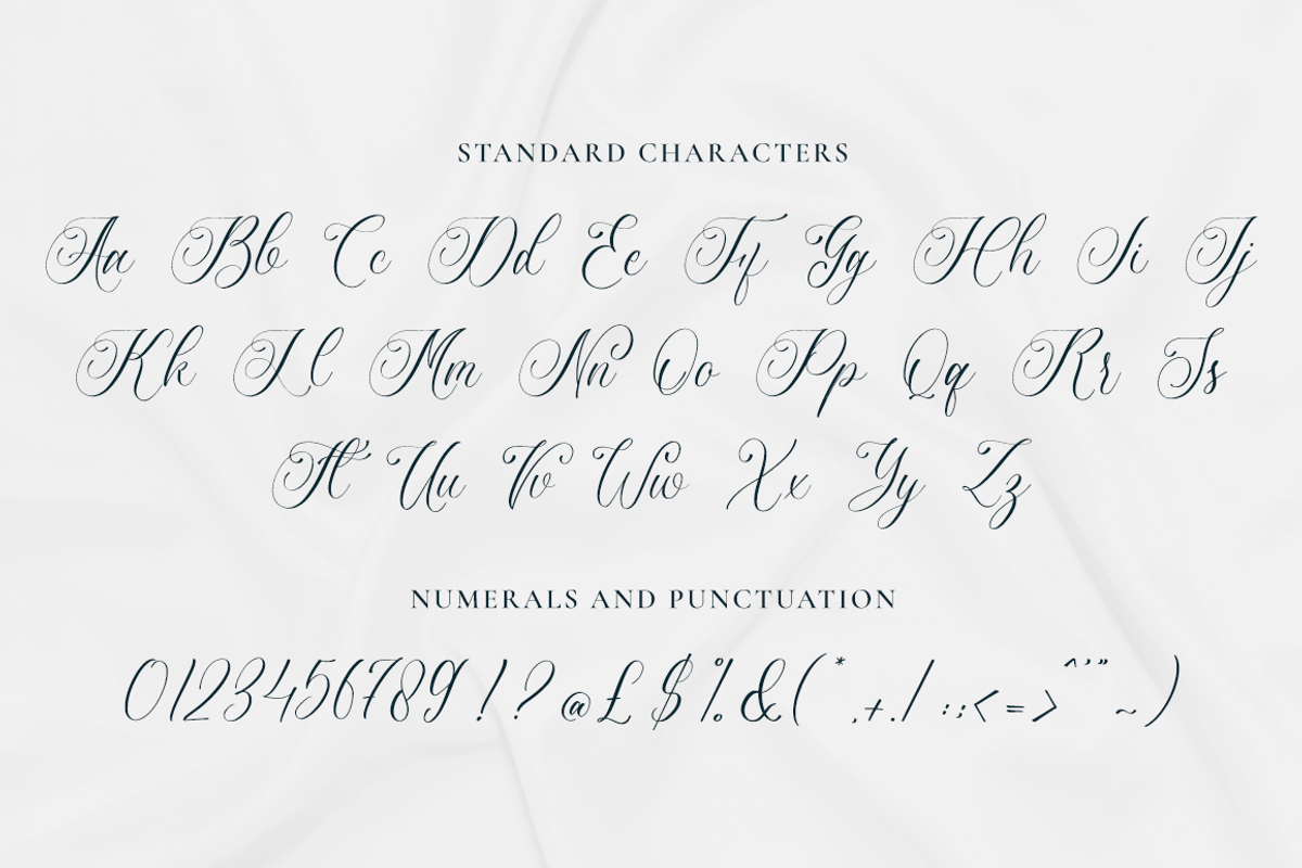 Luxuryone Calligraphy, a Script Font by RockboyStd (Photo 8 of 12)
