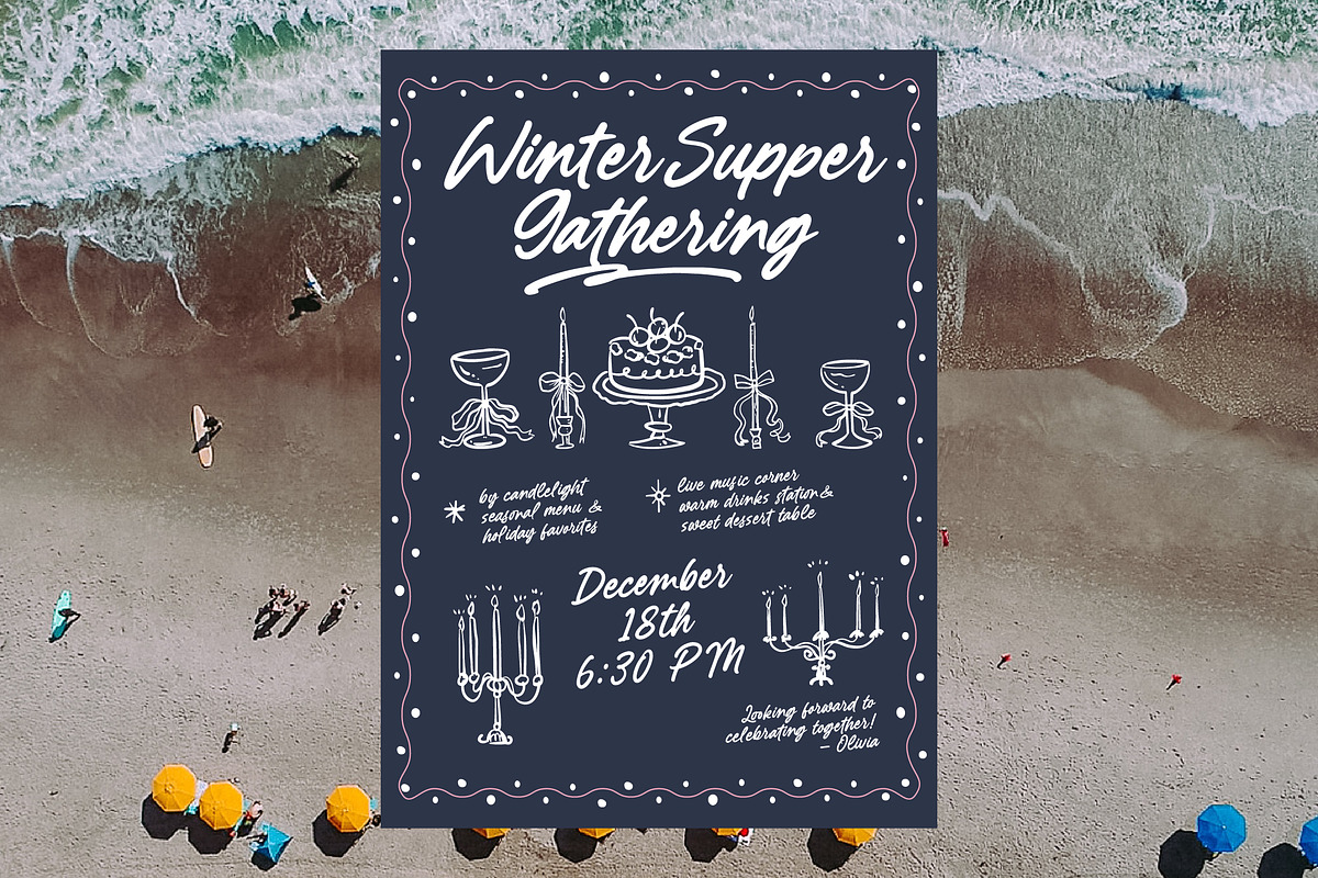 Royal Cataloge Handwritten Script, a Script Font by Letterena Studios Script (Photo 4 of 10)
