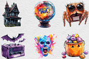 Pop Art Halloween Clipart, an Illustration by Black Bird Studio (Thumbnail 4 of 6)