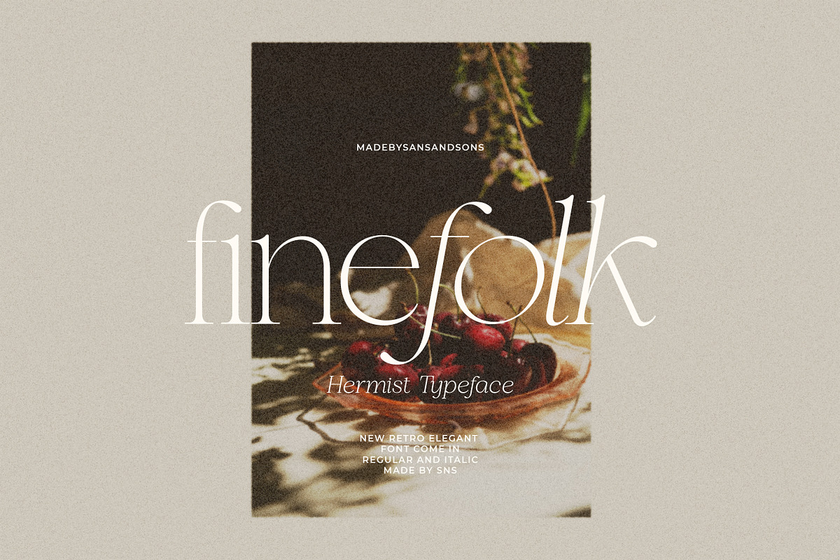 Hermist - Elegant Serif, a Serif Font by Sans & Sons (Photo 4 of 7)