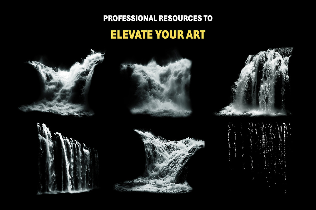 75+ PNG Cutout Waterfalls, an Object Graphic by Mikel Blazgad (Photo 4 of 9)