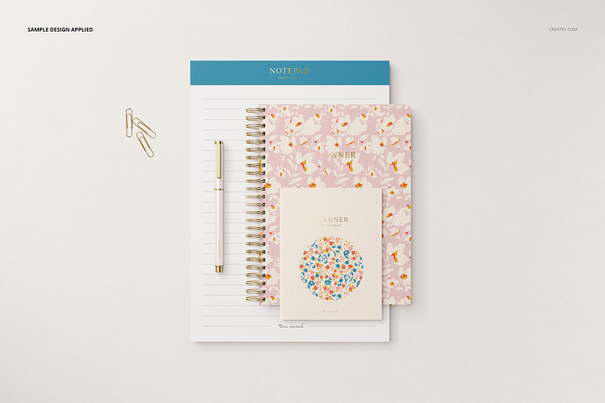 Stationery Set Mockup Bundle, a Books & Magazine Mockup by creatsy5 (Photo 7 of 16)