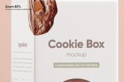 Cookie Box Mockup, a Packaging Mockup by WebAndCat (Thumbnail 8 of 10)