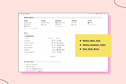 Cute Notion Weekly Agenda, an App Template by Marinastu (Thumbnail 2 of 4)