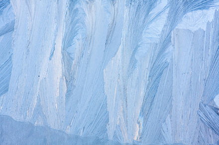 Blue ice natural background featuring glass, frost, and window, an Abstract Photo by rodimov