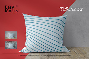 Pillow Mockup set 02
