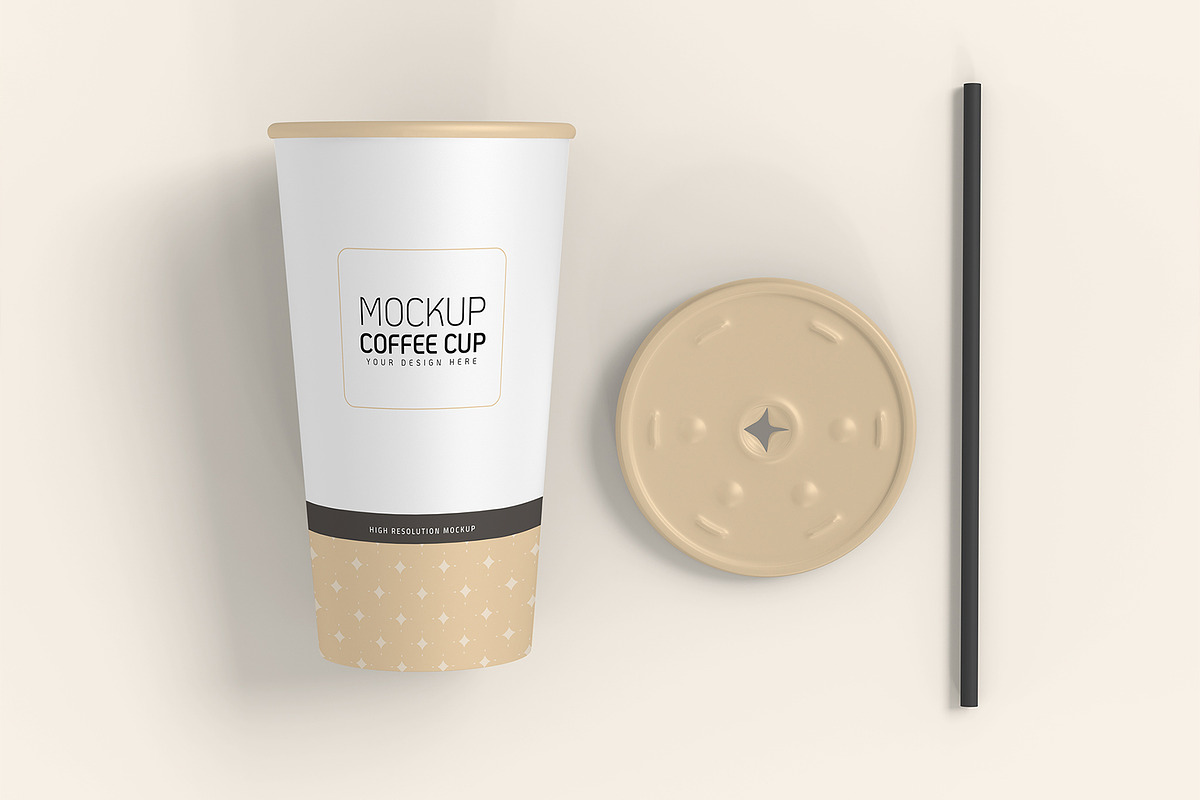 Minimal Coffee Cup Mockup Set, a Product Mockup by graphypix (Photo 1 of 4)