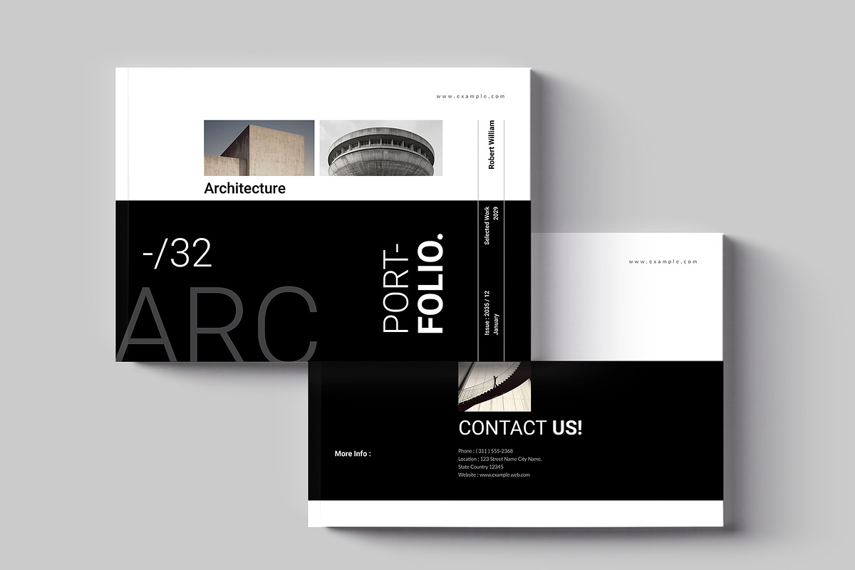 Architecture Portfolio Landscape, a Brochure Template by NorthPeak (Photo 2 of 6)