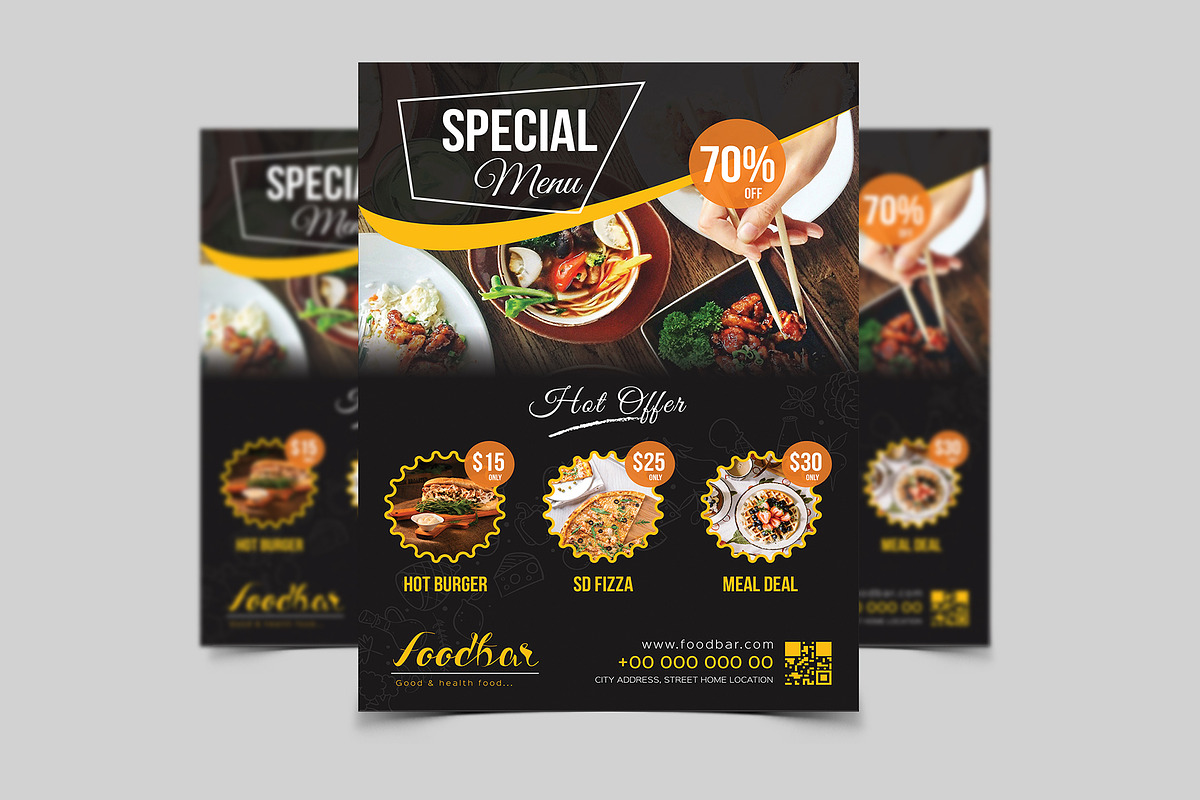 Food Flyer, a Flyer Template by ideaz_sabbir (Photo 6 of 11)