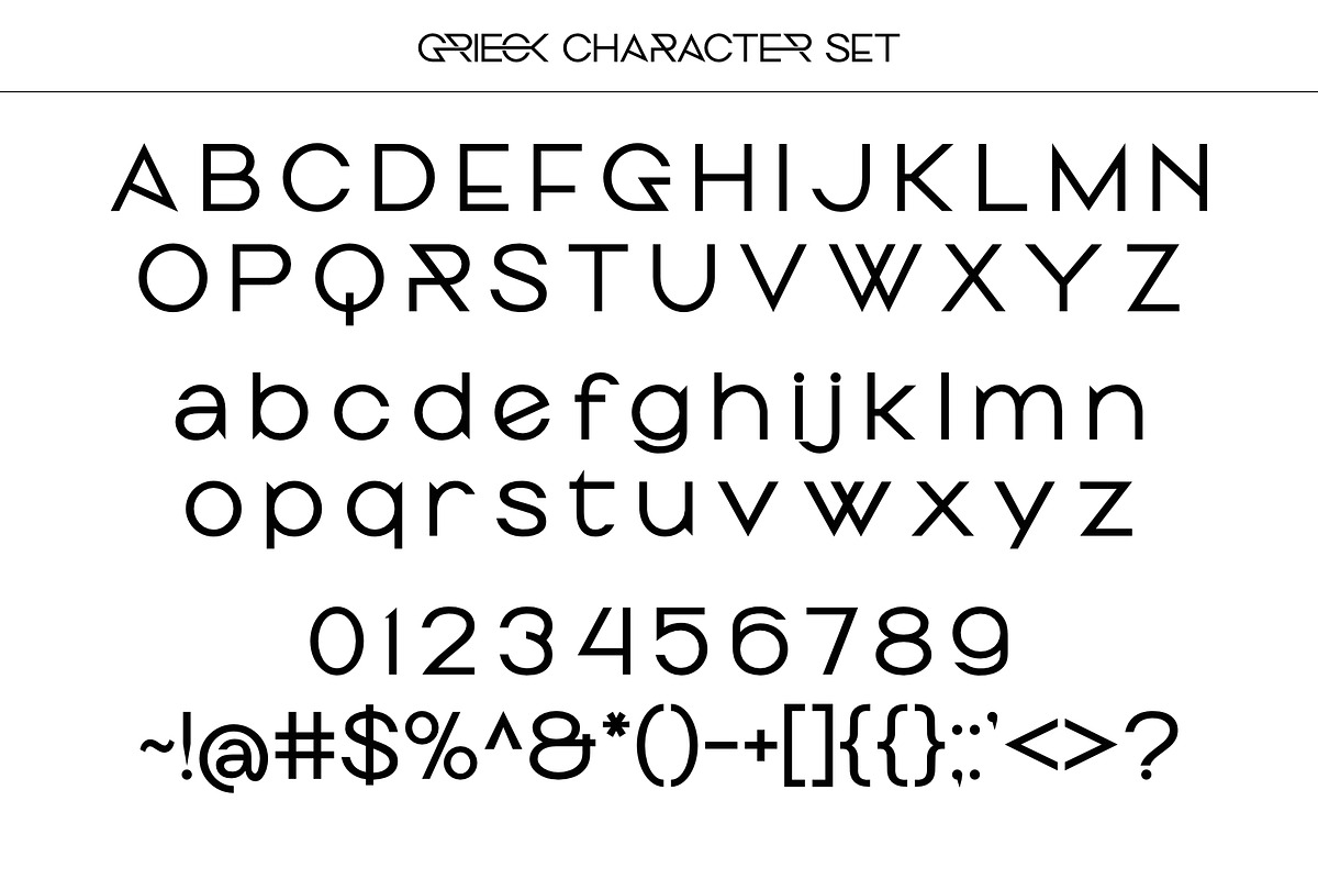 Grieck - Modern Ligature Sans Serif, a Sans Serif Font by Sealoung (Photo 7 of 9)