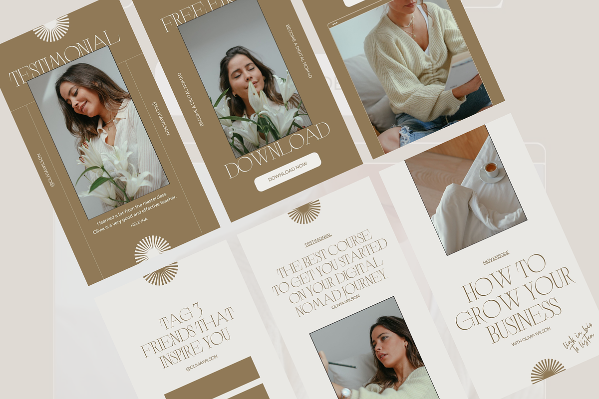Alexandra | Canva Template Bundle, a Social Media Template by With Faith & Love (Photo 3 of 13)