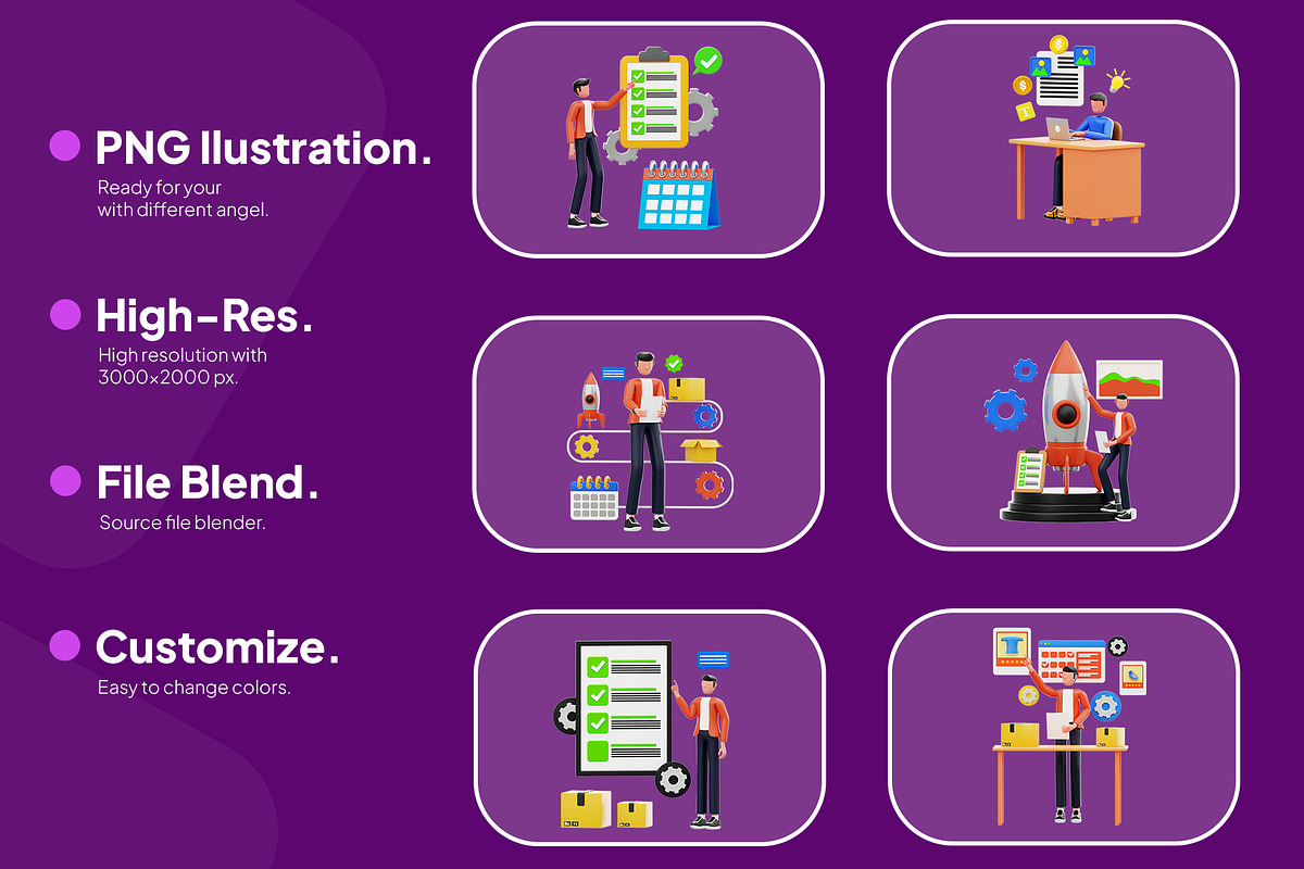 Product Management 3D Illustration, a 3D by novia99design (Photo 3 of 6)