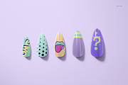 Nail Tips Mockup Set, a Merchandise Mockup by creatsy5 (Thumbnail 7 of 11)