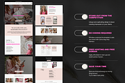 Luxury Canva Website Template, a Landing Page Template by My Template Studio (Thumbnail 2 of 14)