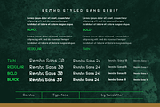 Remhu, a Sans Serif Font by twinstd (Thumbnail 9 of 15)