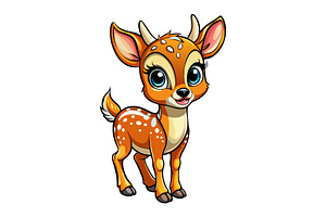 Baby deer, an Illustration by Mark1987