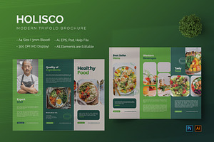 Holisco - Trifold Brochure, a Brochure Template by StreaksideStd