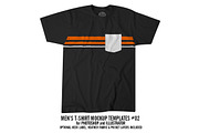 Men's T-Shirt Templates #02, a Shirt Mockup by TheVectorLab (Thumbnail 4 of 4)