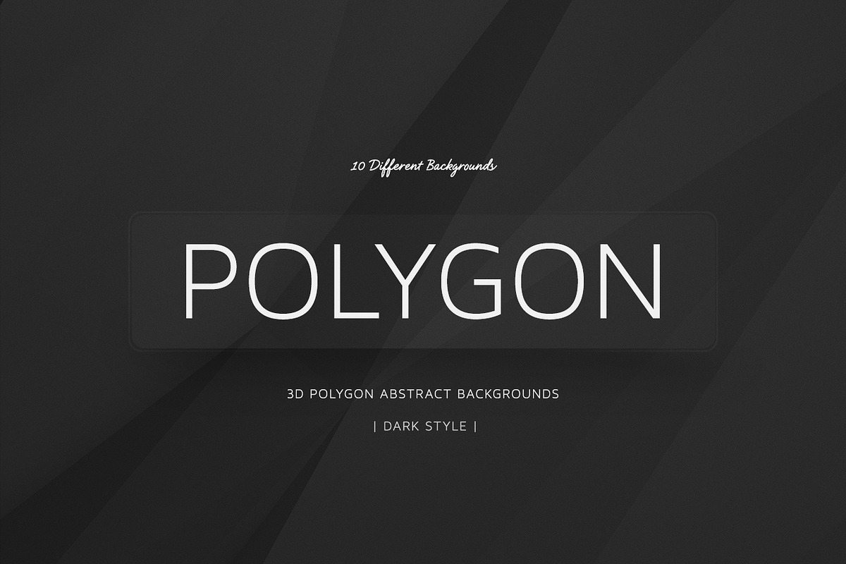 Polygon Dark Backgrounds | v4 preview 6