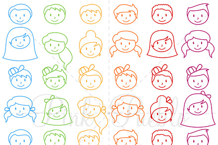 Stick Figure Photoshop Brushes preview 6