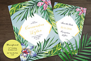Rainforest Wedding Suite, an Invitation Template by HannaSymo (Thumbnail 5 of 11)