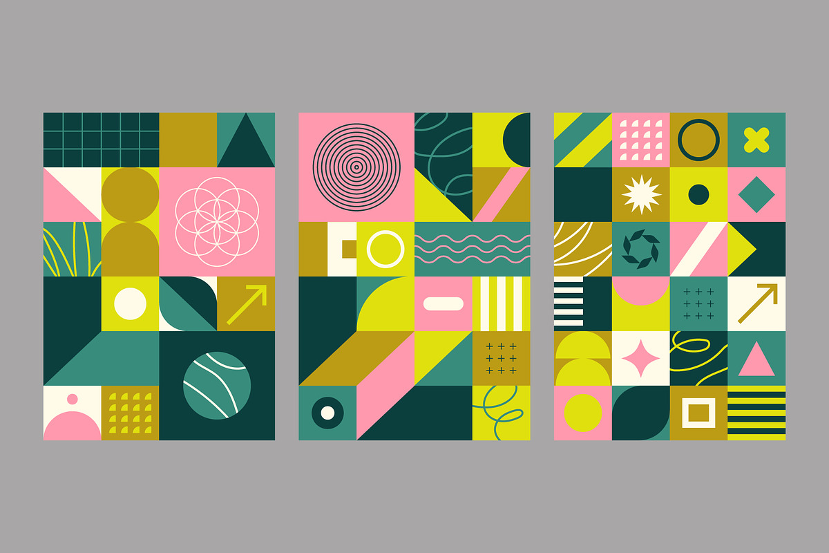 Geometric Pattern Compositions, a Decorative Illustration by Léo Alexandre (Photo 25 of 25)