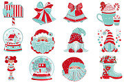 Cute Christmas Sublimation Clipart, an Illustration by Dream Creation (Thumbnail 5 of 7)