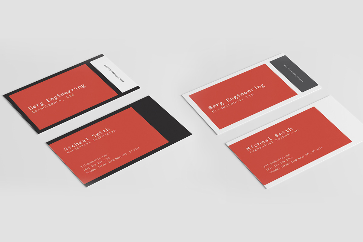 Minimal Business Card Vol 3, a Business Card Template by Shahjhan (Photo 2 of 3)