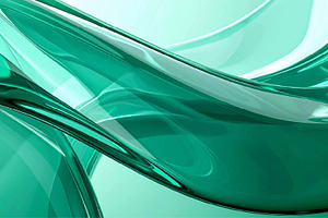 Abstract flowing translucent ribbons, an Abstract Photo by Pray Art Design Studio