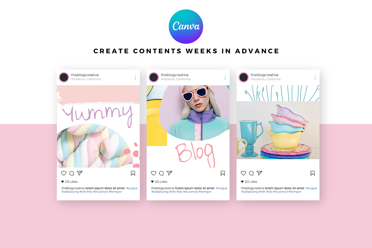 Colorful Brights Instagram Puzzle, a Social Media Template by The Blog Creative (Photo 11 of 18)