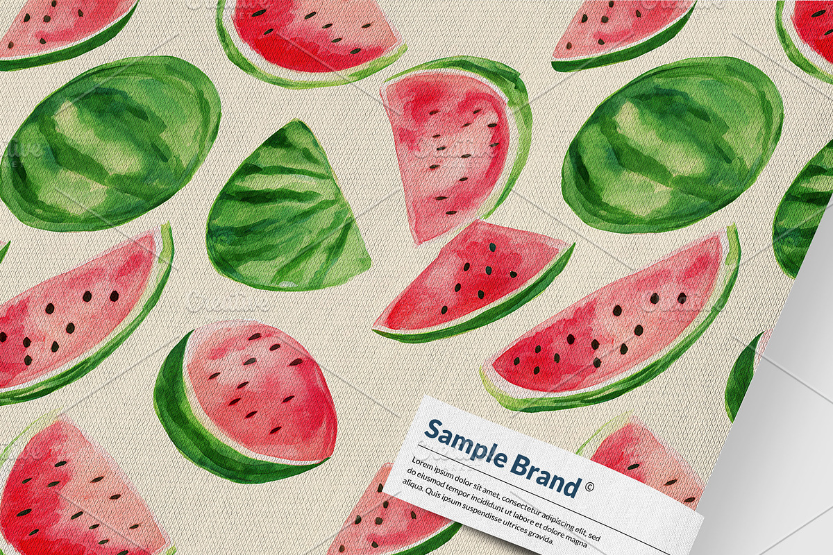 SUMMER FRUIT Seamless Pattern BUNDLE, a Pattern Graphic by AYAKA Studio Co. (Photo 12 of 13)
