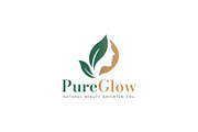 PureGlow Beauty Logo Template, a Branding & Logo Template by SANB (Thumbnail 1 of 3)