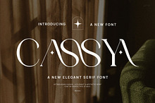 Cassya Elegant Ligature Serif Font T