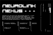 Tyxor - Futuristic Display Font, a Sans Serif Font by Typeagle (Thumbnail 6 of 9)