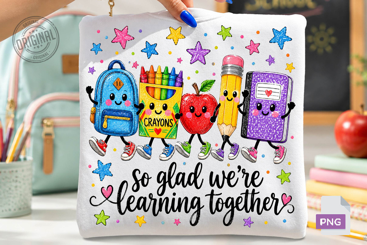 Back to School Png Design Bundle, a Seasonal Illustration by CreationArt (Photo 6 of 11)
