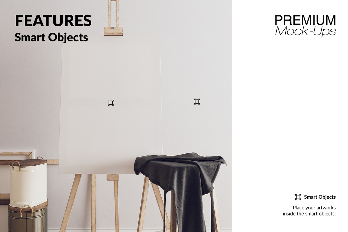 Canvas and Wallpaper Mockups, a Product Mockup by mock-ups (Photo 3 of 8)