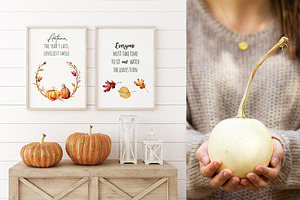 Watercolor Thanksgiving Clip Art