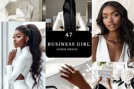 Melanin Business Stock Photo Bundle, a Beauty & Fashion Photo by MarkoPresets