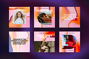 Instagram post story template, a Social Media Template by SPACECAKE (Thumbnail 2 of 5)