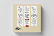 Kawaii Japan Food Coloring Book 02, an Education Illustration by MEDZ (Thumbnail 3 of 3)