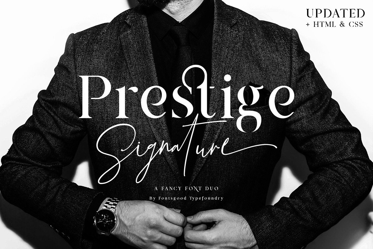 Prestige Signature - Serif & Script