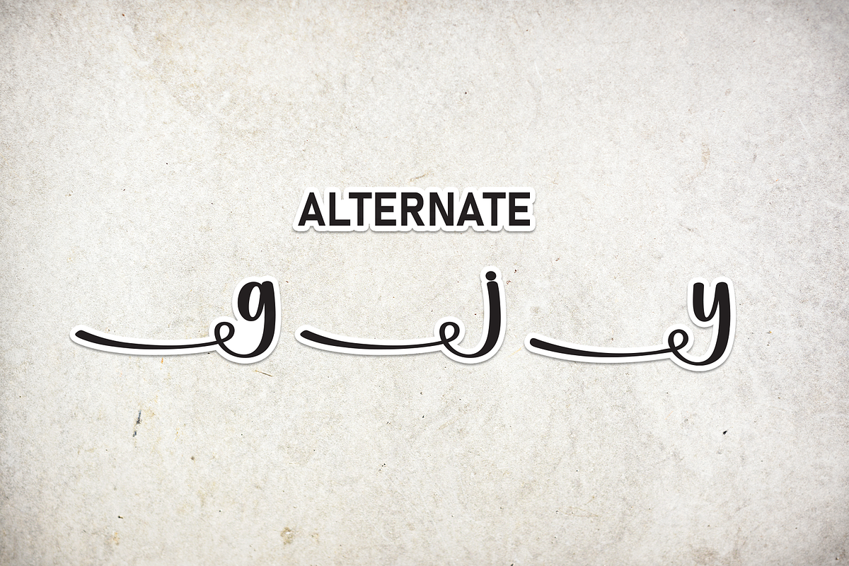 Hello Vintage | Script Font, a Handwritten Font by Scratchones (Photo 8 of 9)