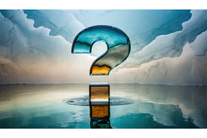 A captivating question mark shape in, an Abstract Photo by Igor Tichonow