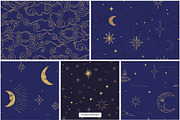 Celestial Patterns & Illustrations, a Pattern Graphic by Youandigraphics (Thumbnail 8 of 14)