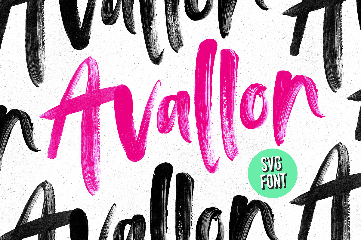 Avallon OpenType-SVG Font
