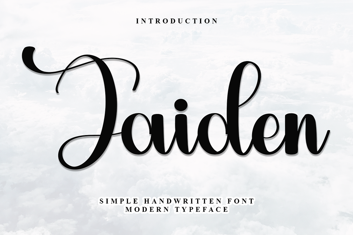 Jaiden, a Handwritten Font by InermediaSTUDIO (Photo 1 of 7)
