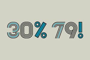 0261 - Numbers Font