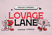 Lovage Lane, a Sans Serif Font by HipFonts (Thumbnail 1 of 10)