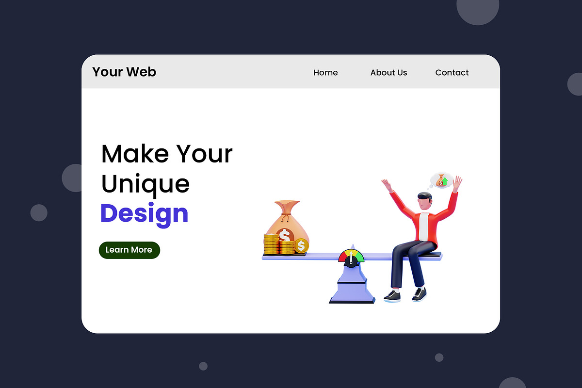 Financial 3D Illustration Pack, a 3D by novia99design (Photo 3 of 6)